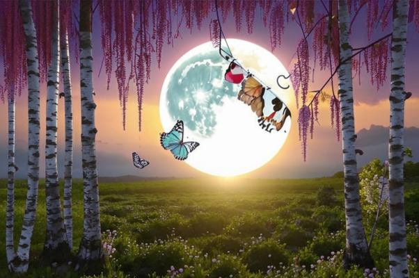 «Прячет месяц за овинами...»