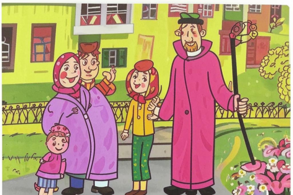 «Тетя Мотя в розовом капоте...»