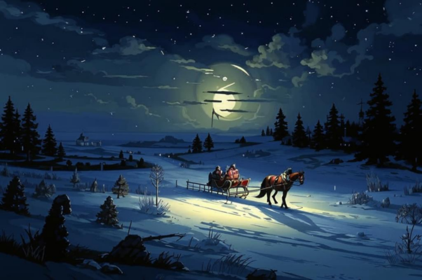 «Эх вы, сани! А кони, кони!..»