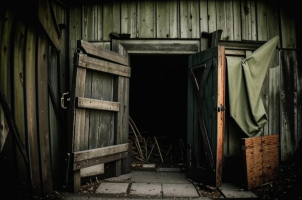 Деревенская избенка