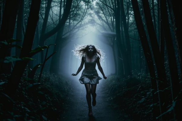 Колдунья («Косы растрепаны, страшная, белая…»)