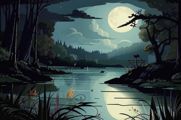 Ночь («Усталый день склонился к ночи…»)