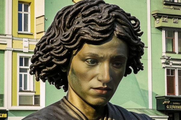 Пушкину («Мечтая о могучем дар…»)