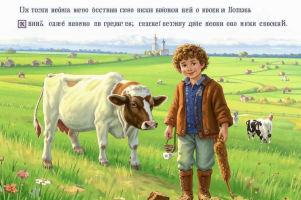 Сказка о пастушонке Пете, его комиссарстве и коровьем царстве