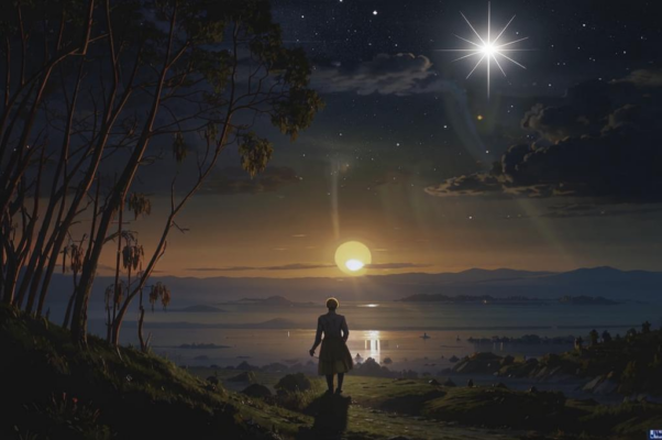 Вечер («Вечернею блестящею звездой…»)