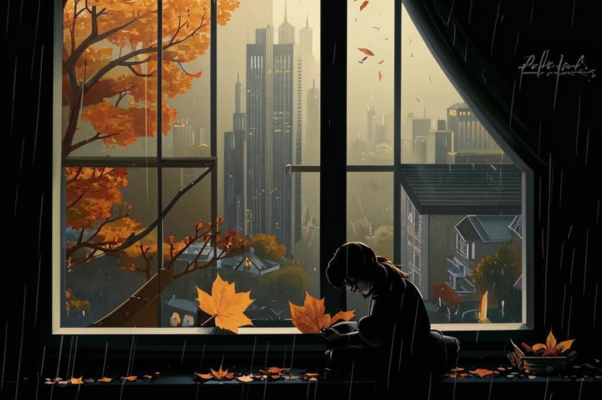 «Грустно смотрю я на жизнь, как в окно на ненастную осень...»