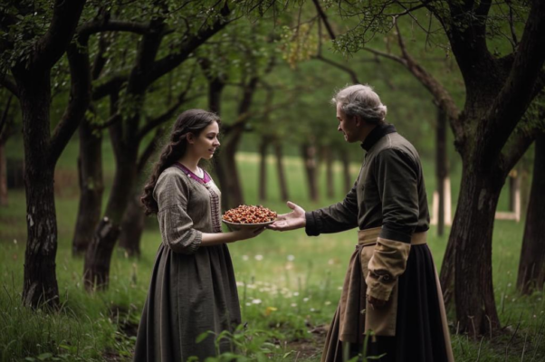 Встреча («Я в праздник, меж дубов, один бродя тоскливо…»)