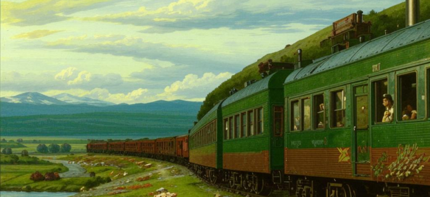На железной дороге («Еду, всё еду… Меня укачало…»)