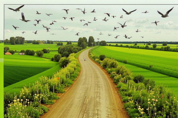 На родине («Опять пустынно и убого…»)