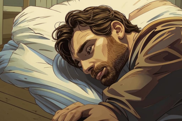 «Он лежал без движенья, как будто по тяжкой работе...»