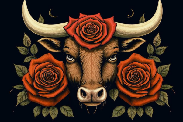 Бык и роза