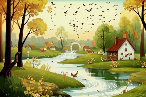 Весна («Пришла весна!  Разрушив лед, рек…»)