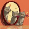 Кот и зеркало