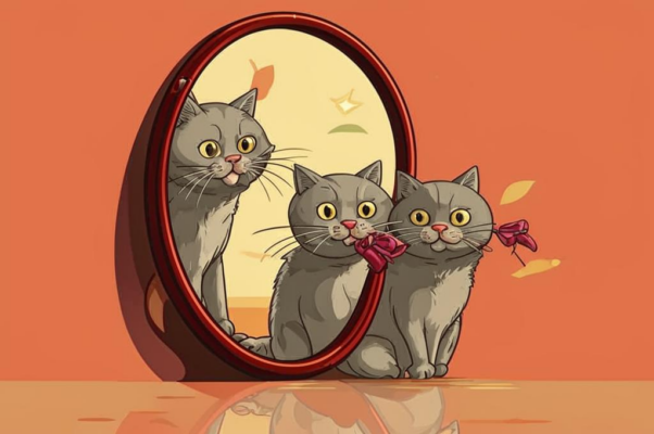 Кот и зеркало