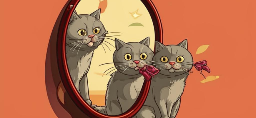 Кот и зеркало