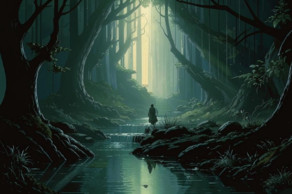 Монах («Там, где бьет источник чисто…»)