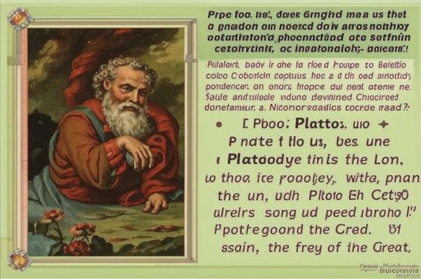 Платону неподражаемому, достойно славящему Господа