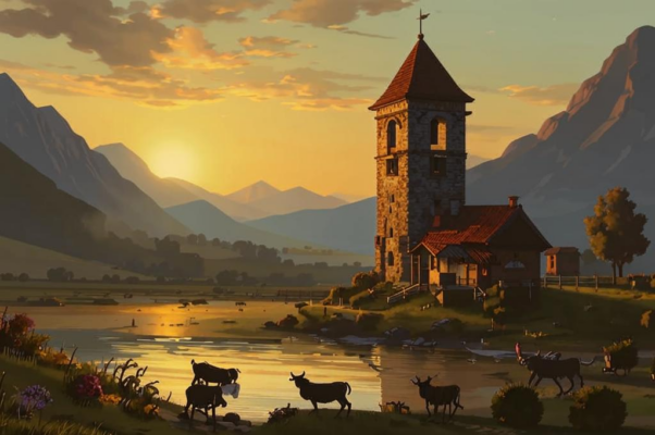 Элегия («Вечерний колокол печально раздается…»)