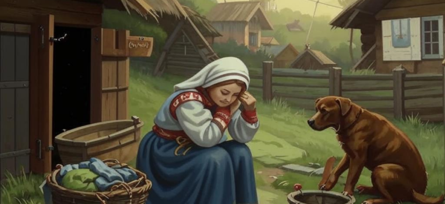 Городок («Целый день стирает прачка…»)