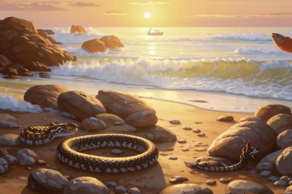 В сентябре на берегу моря