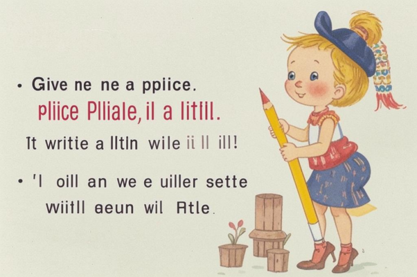 «Дайте карандаш, прошу...»