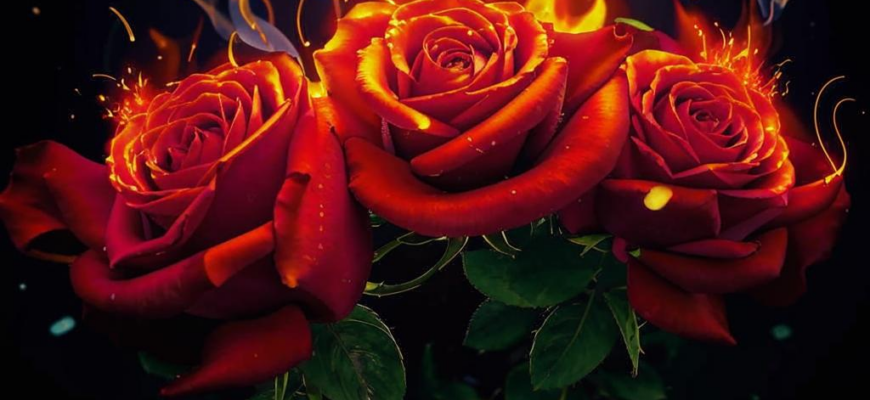 Роза огня