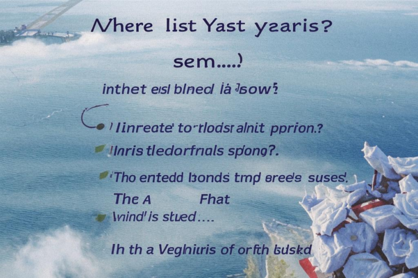 «Где прошлогодний снег, скажите мне?...»