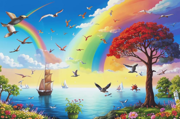 «Деревья, паруса и облака...»