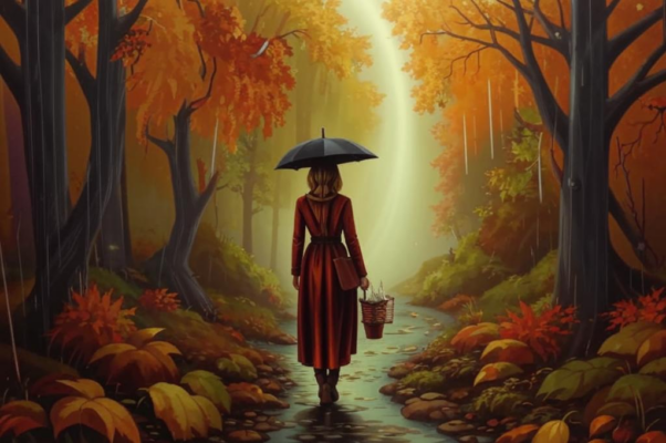 «Дождя осенняя туманность...»