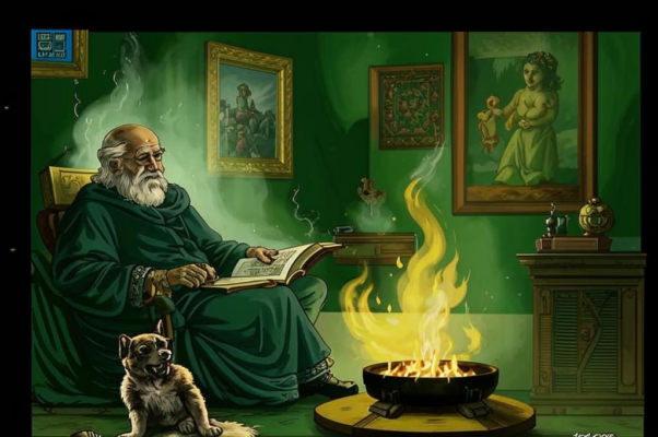 «Зеленый фон — немного мутный...»