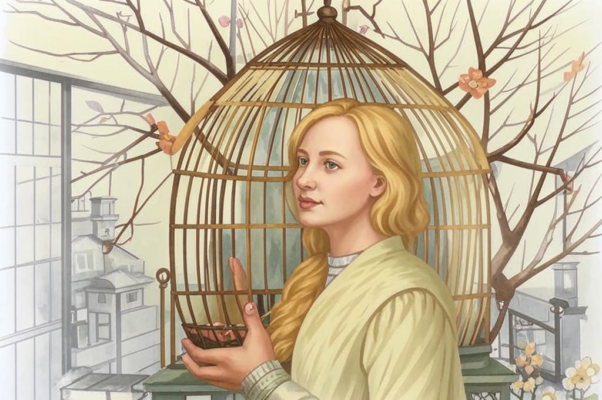 «Канарейка в некрашеной клетке...»