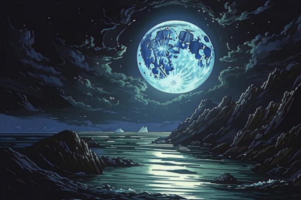 «Луна упала в бездну ночи...»