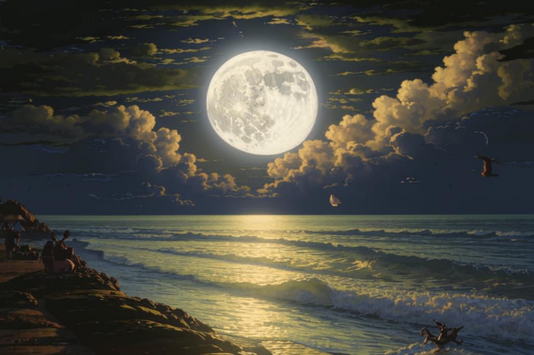 «Луны осенней таял полукруг...»