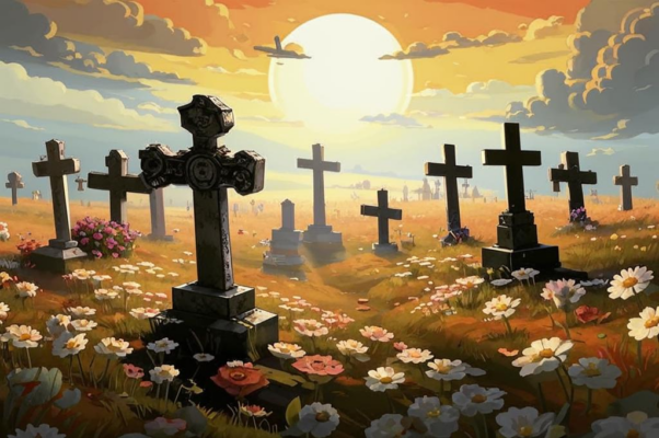 «На старых могилах растут полевые цветы...»