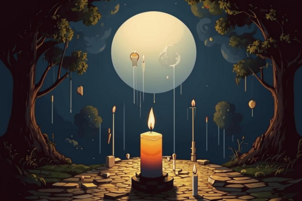 «Не спится мне. Зажечь свечу?..»