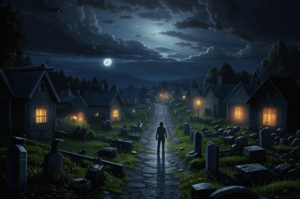 «Одна меж сонными домами...» («Одна меж сонными домам…»)