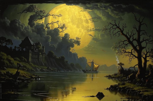 «Растрепанные грозами — тяжелые дубы...»