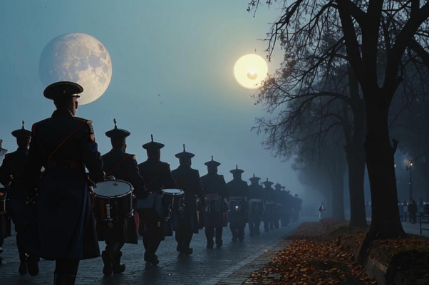 «Солдаты проходили, барабаня...»