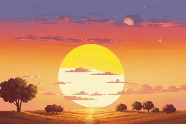 «Солнце село, и краски погасли...»