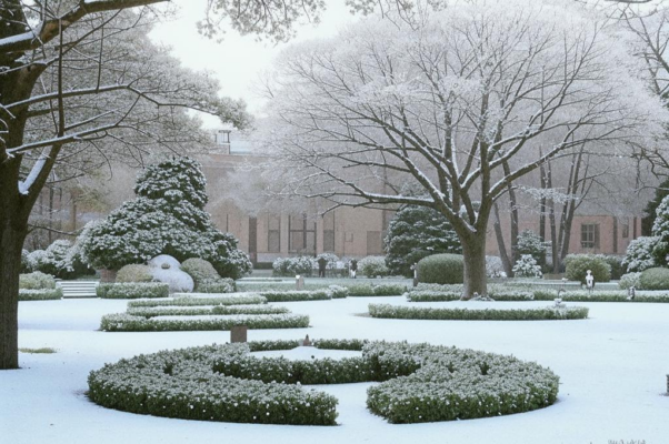 «Стоят сады в сияньи белоснежном...»