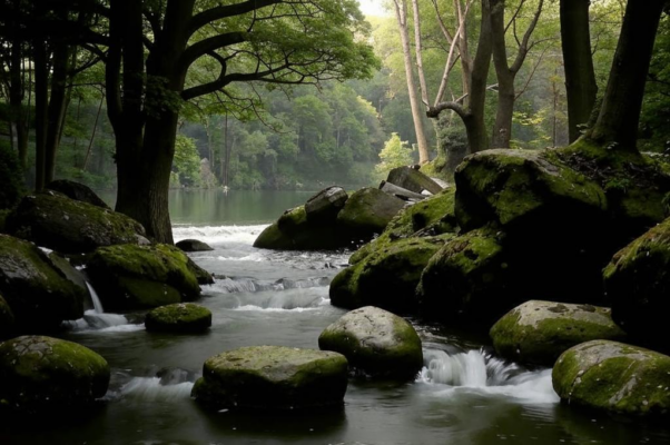 «Тяжелые дубы, и камни, и вода...»