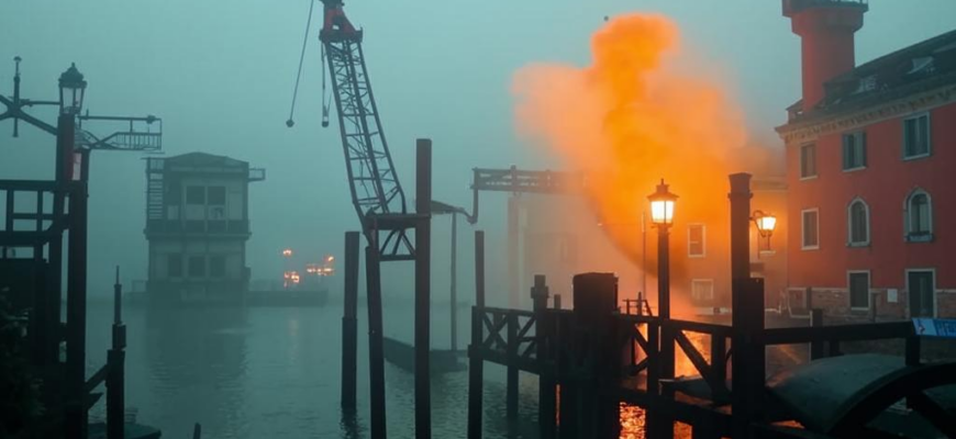 «У входа в бойни, сквозь стальной туман...»