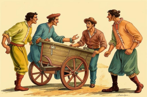 Басня («В Испании два друга меж собо…»)