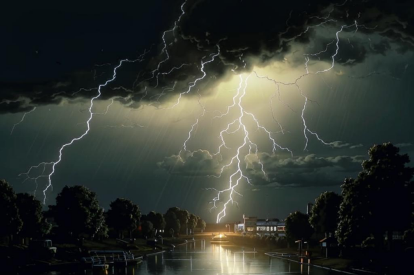 Гром («Свинцовые, с налетом молчаливым…»)