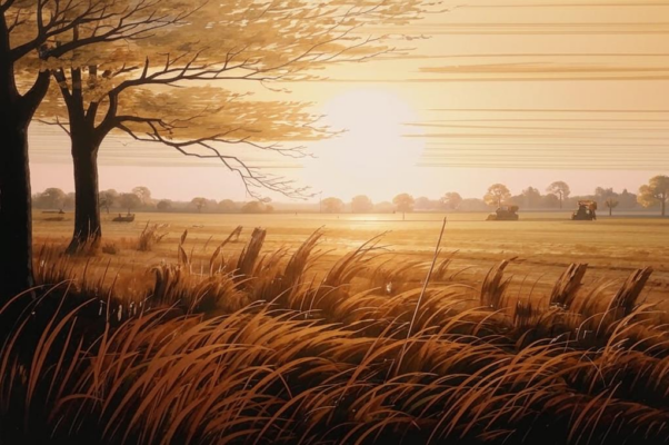 Осенью («Плывет рассветное сияние…»)