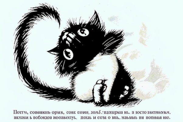 Черный кот