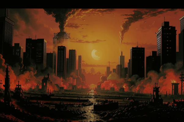 «Висел над городом осадно...»