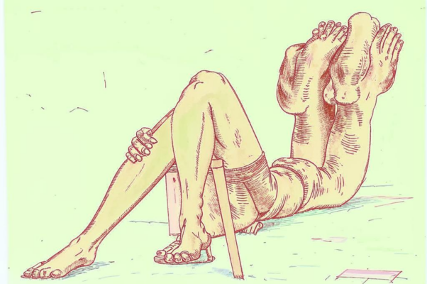 «Гладить ноги выше колена...»