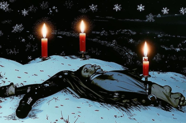 «Лечь навзничь вечером, когда синеет снег...»