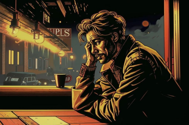 «Холодным вечером, под сыростью пивной...»